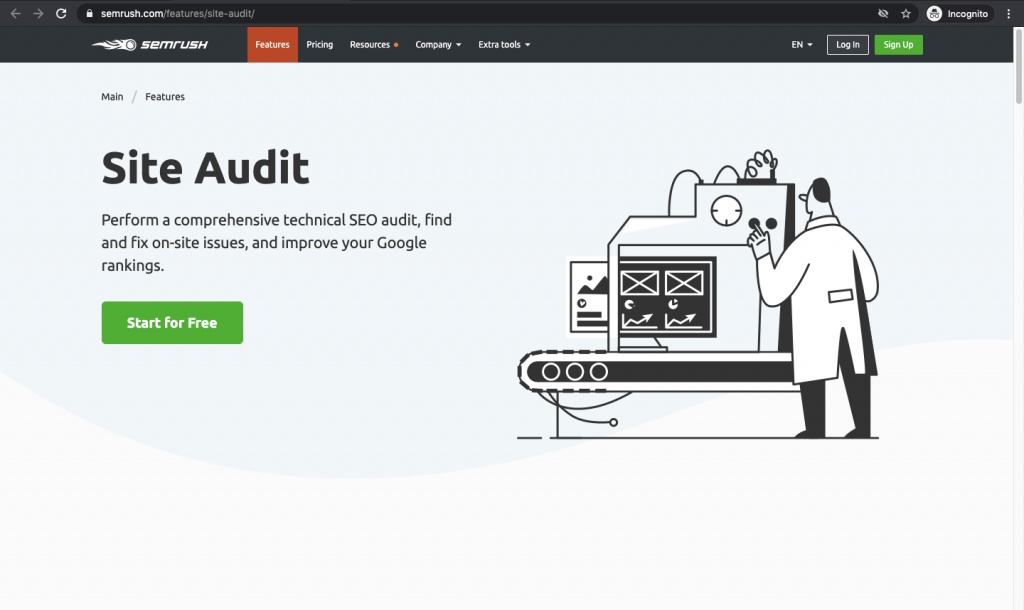 semrush site audit Best SEO Tools